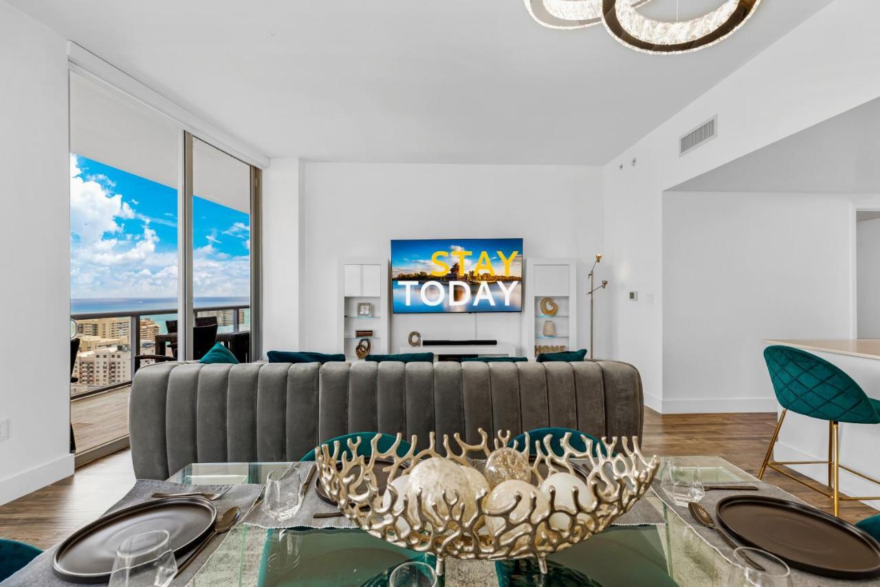 Beachwalk Resort - Penthouse In The Sky 3Bdr And 3Ba Luxury Condo Direct Ocean View Hallandale Beach Dış mekan fotoğraf