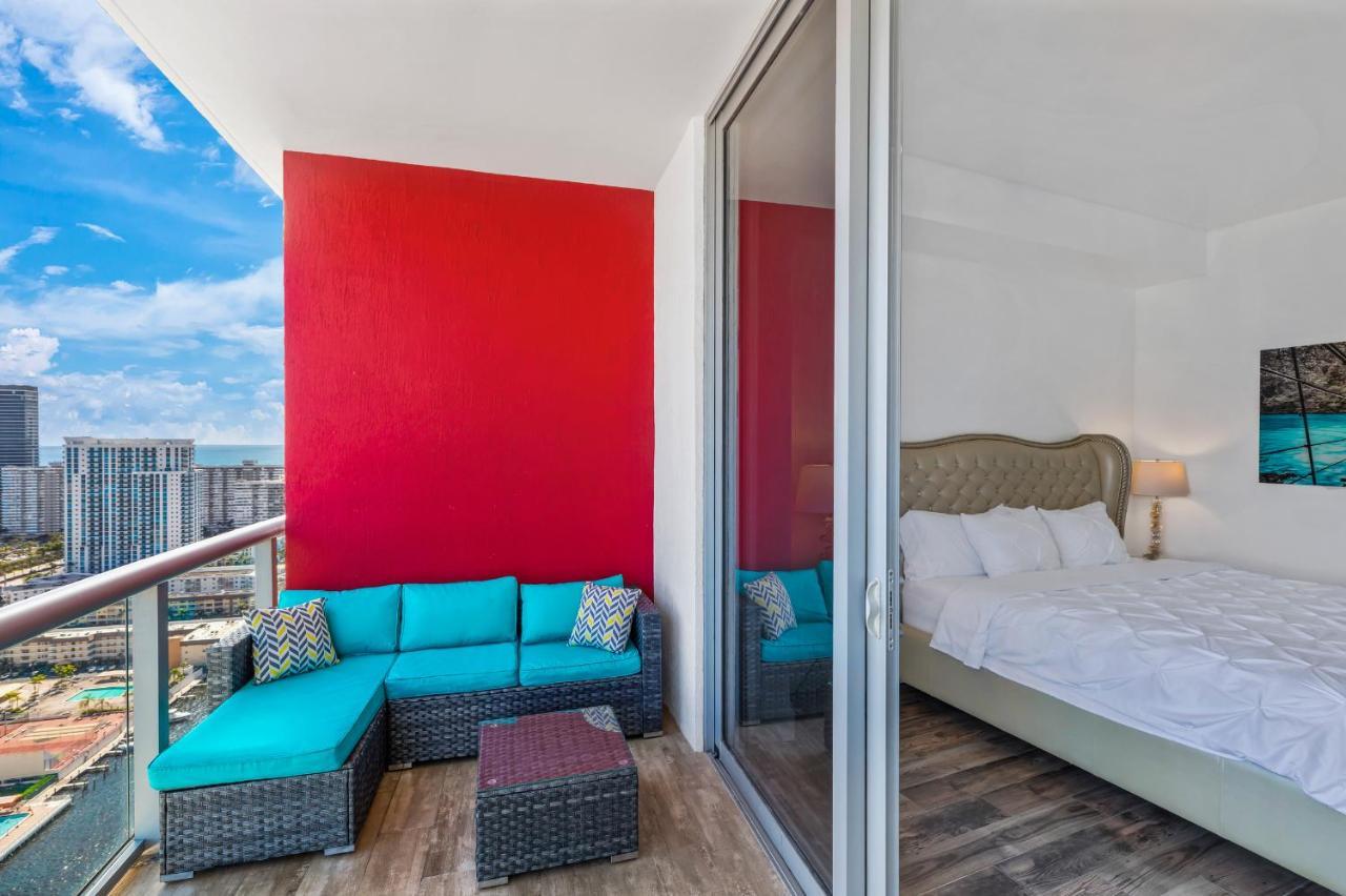 Beachwalk Resort - Penthouse In The Sky 3Bdr And 3Ba Luxury Condo Direct Ocean View Hallandale Beach Dış mekan fotoğraf